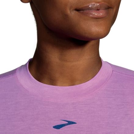 Dámské triko Brooks High Point Short Sleeve fialová (3)