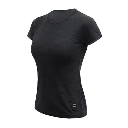 Dámské triko kr.rukáv Sensor MERINO CORDURA černá