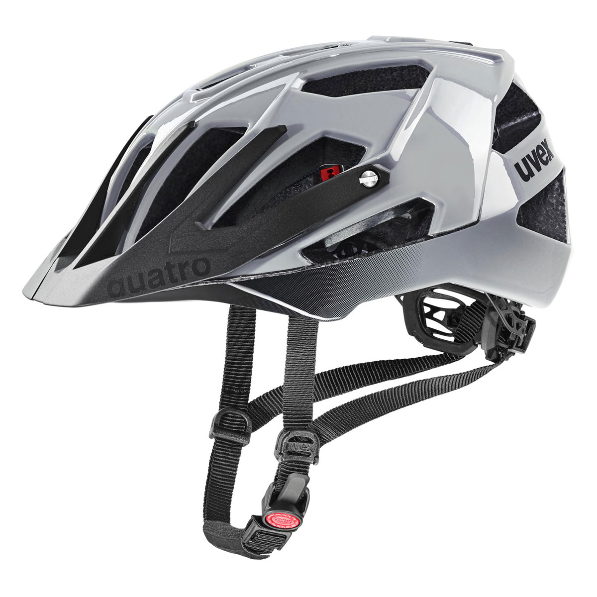 Cyklistická helma Uvex QUATRO, Rhino Black 56-61cm