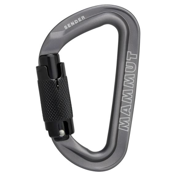 Karabina Mammut Sender Twistlock twist lock, grey