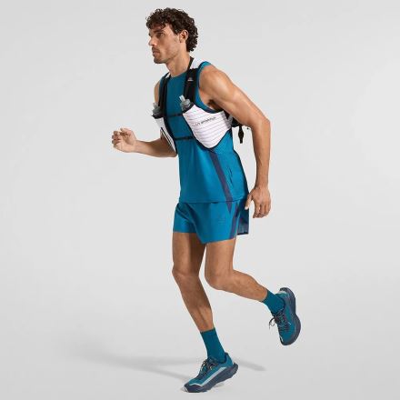 Pánská běžecká vesta La Sportiva Trail Vest 5L malibu blue/hibiscus (2)