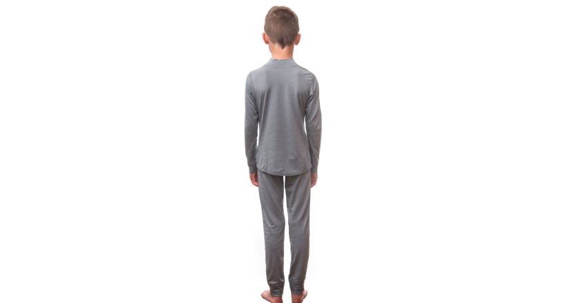 Dětský set funkčního prádla Sensor Merino Active Set Černá (3)