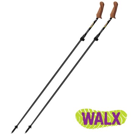 Vycházkové hole Fizan Walx Pro čerá 117-130cm