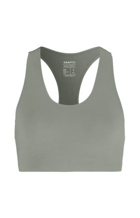 Přední pohled na sportovní podprsenku CRAFT Collective Padded zelená.
