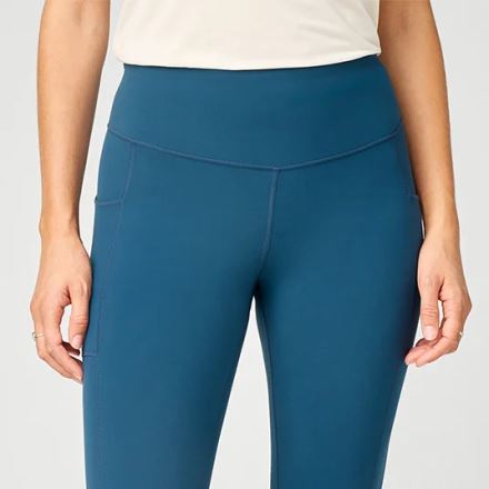 Dámské kalhoty Brooks Thermal Reflect Tight W modrá (1)