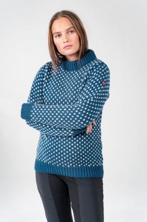 Unisex svetr Devold Nordsjo Wool navy (1)