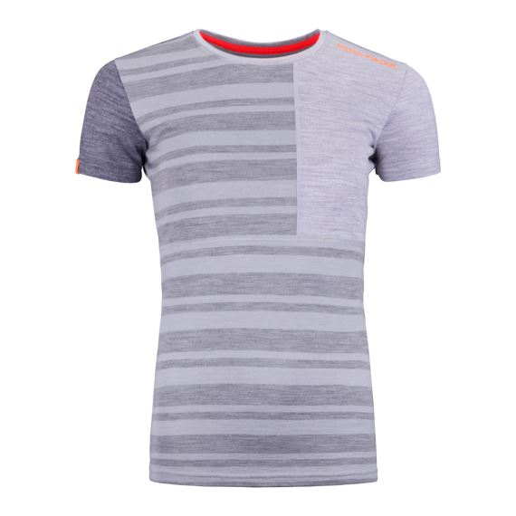 Dámské funkční triko Ortovox W's 185 Rock'n'Wool Short Sleeve Grey Blend