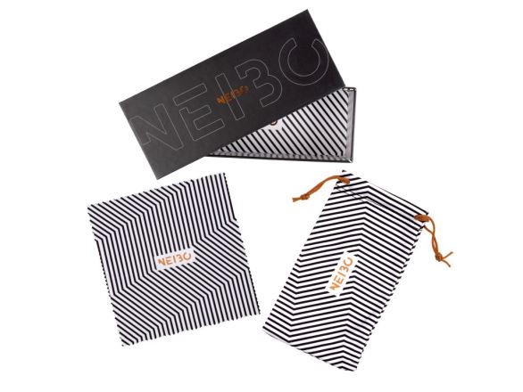 Sluneční brýle NEIBO Ivory Black/ rose gold (3)