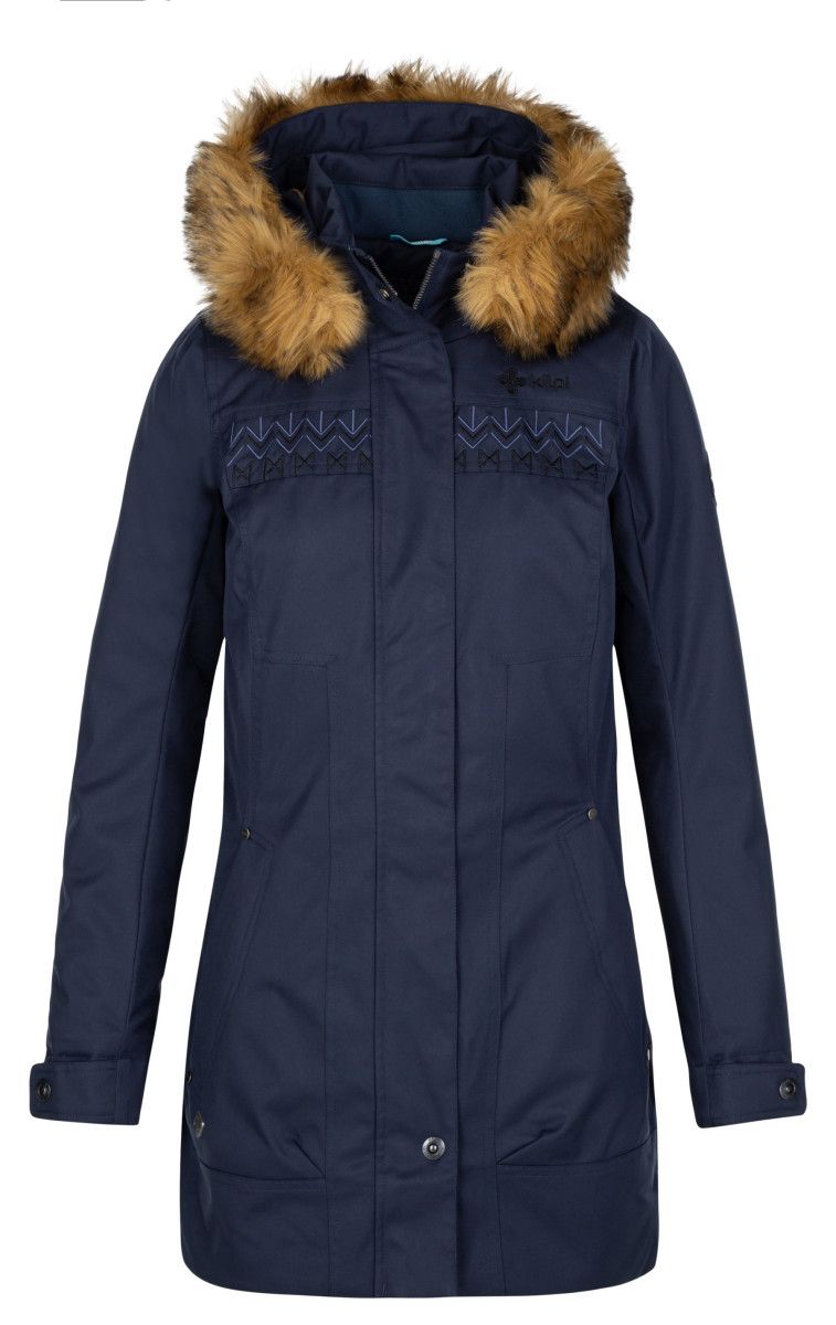 Dámský zimní kabát Kilpi PERU-W tmavě modrá L