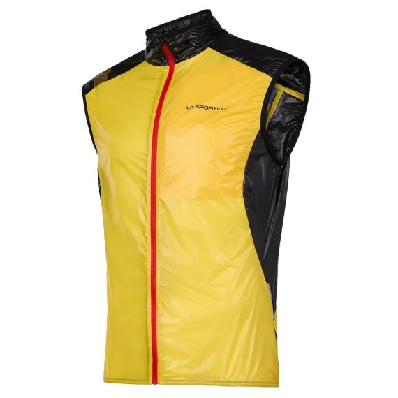 Pánská vesta La Sportiva BLIZZARD WINDBREAKER VEST yellow/black