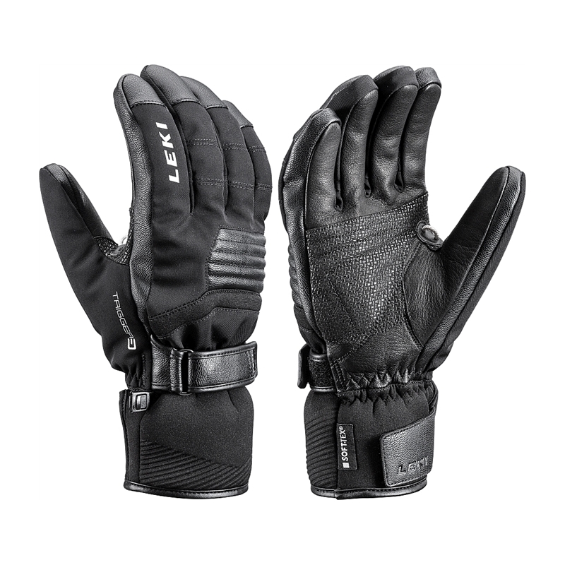 Unisex lyžařské rukavice Leki Stormlite 3D black 9.5