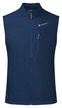 Pánská běžecká vesta Montane Featherlite Trail Vest Narwhal blue