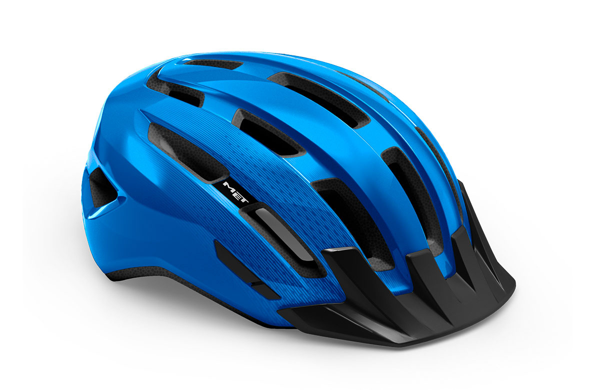 Cyklistická helma MET Downtown modrá S/M (52 - 58 cm)