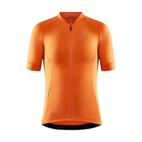Dámský cyklistický dres s krátkým rukávem CRAFT ADV Endur oranžová
