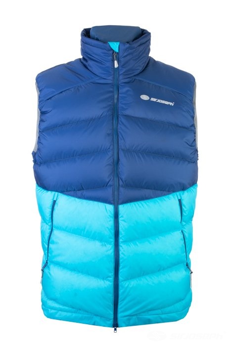 Pánská péřová vesta SIR JOSEPH Ladak navy/turquoise XL