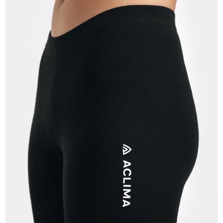 Dámské termospodky Aclima WarmWool Longs jet black (4)