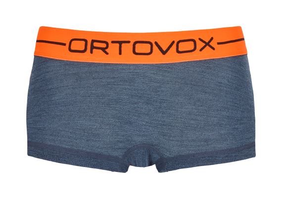 Dámské funkční kalhotky ORTOVOX 185 Rock'n'Wool Hot Pants Night blue blend