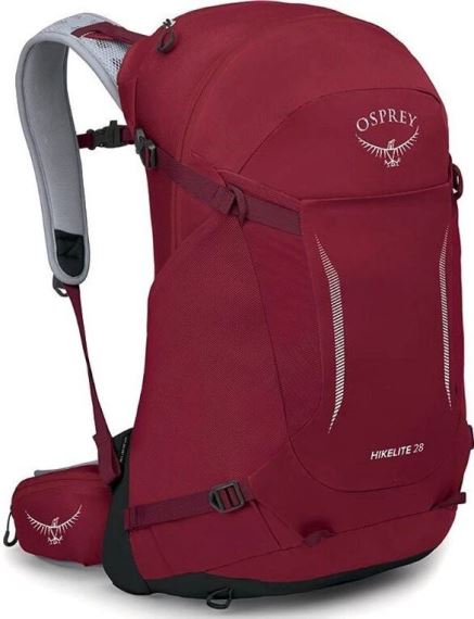 Turistický batoh Osprey Hikelite 28L II Sangria red