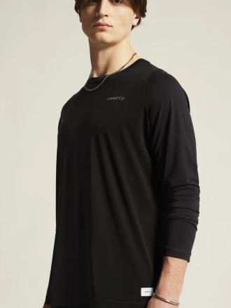 Pánské tričko Craft CORE Essence Bi-blend LS černá (6)