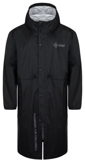 Unisex lyžařská pláštěnka Kilpi Team Raincoat-U černá