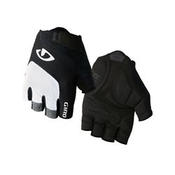 Cyklistické rukavice Giro Bravo white/black S