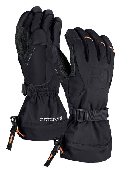 Pánské rukavice ORTOVOX Merino Freeride Glove Black raven