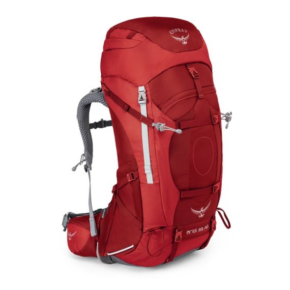 Dámský turistický batoh OSPREY Ariel AG 65L picante red