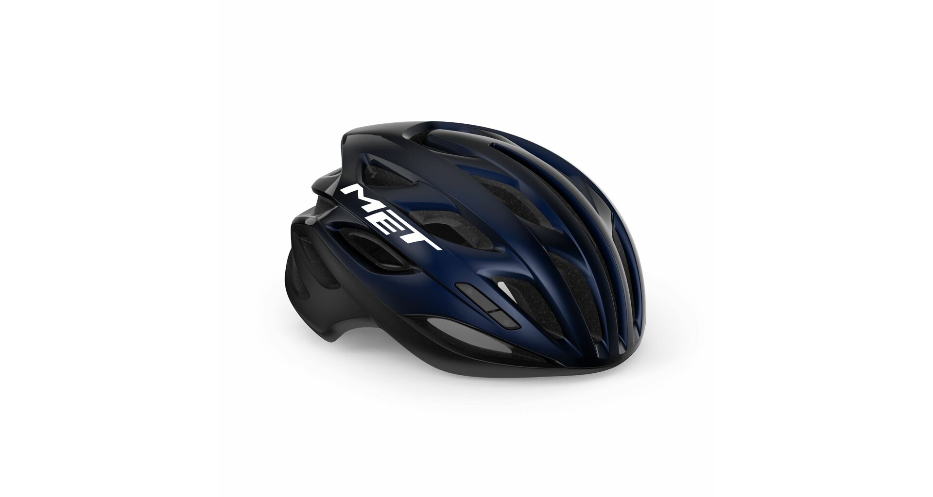 Cyklistická silniční helma MET Estro MIPS modrá pearl černá lesklá L(58-61)