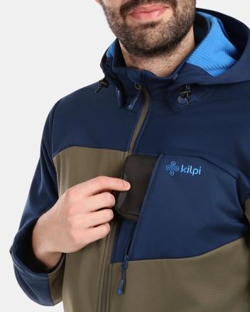 Pánská bunda Kilpi ONTAVIO-M khaki (4)