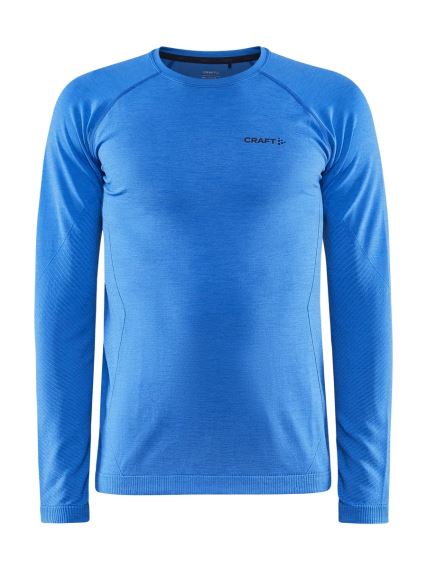 Pánské funkční triko Craft CORE Dry Active Comfort modrá – celkový pohled na triko.
