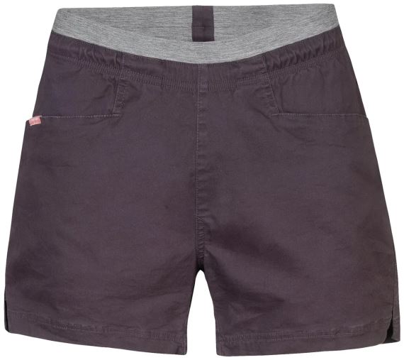 Zadní pohled na Kraťasy Hannah MOKKA SHORTS tanzine 36 s šedým elastickým pasem.