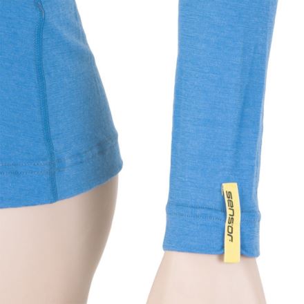 Dámské funkční tričko s dlouhým rukávem SENSOR Merino Active modrá (1)