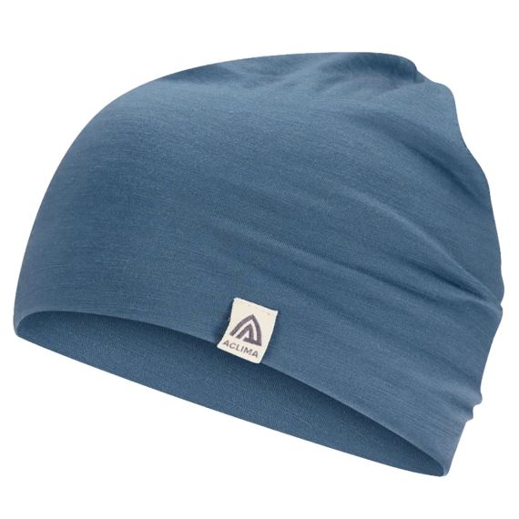 Čepice Aclima LightWool Relaxed Beanie blue fusion
