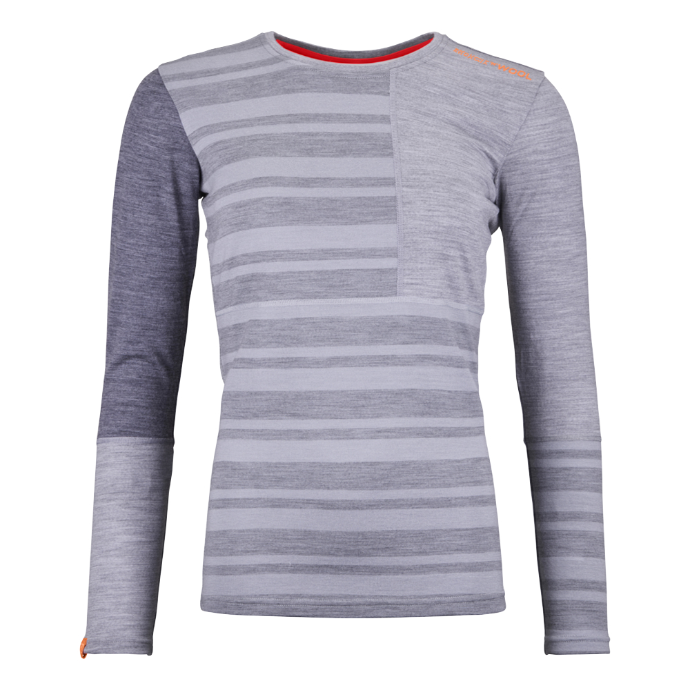 Dámské funkční tričko Ortovox W's 185 Rock'n'Wool Long Sleeve Grey Blend L