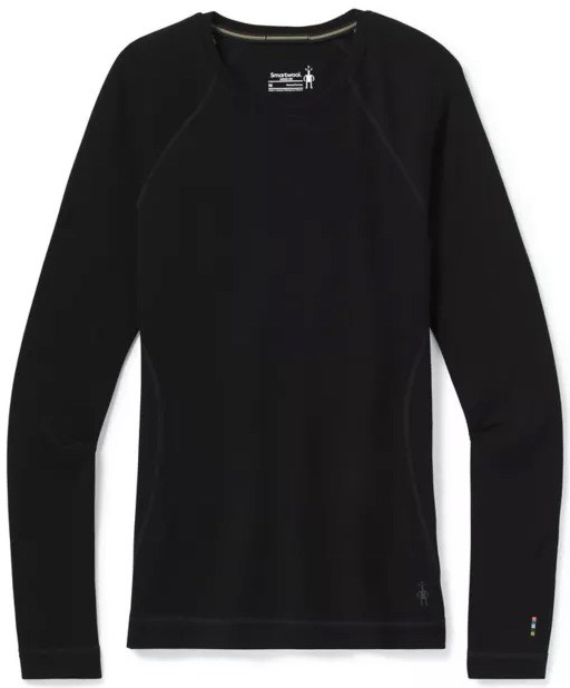 Dámské tričko s dlouhým rukávem Smartwool W Merino 250 Baselayer Crew black L