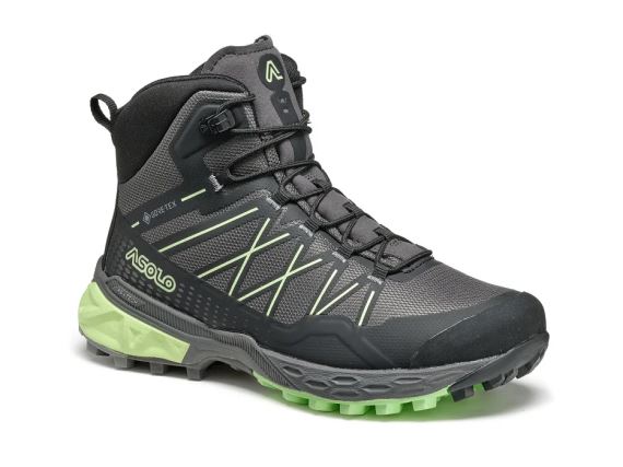 Dětská kotníková bota Asolo Tahoe Mid JR GTX shark grey/black/brook green/b182