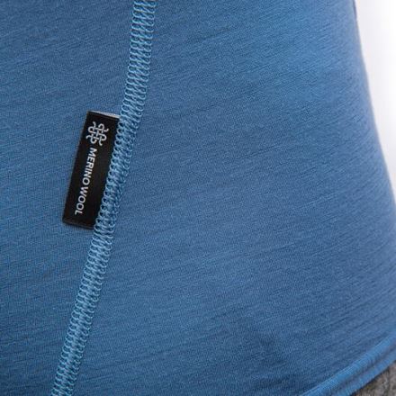 Pánské triko s krátkým rukávem Sensor Merino Air riviera blue (4)