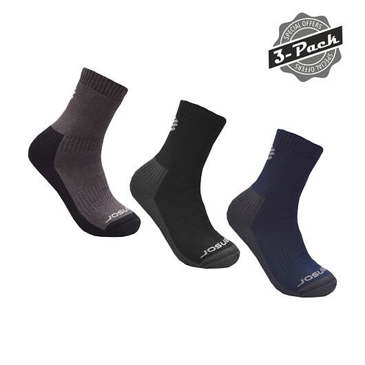 Sensor ponožky 3-PACK TREKING EVO černá/šedá/modrá
