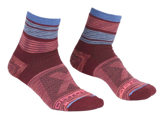 Dámské funkční termo ponožky Ortovox All Mountain Quarter Socks Warm multicolour