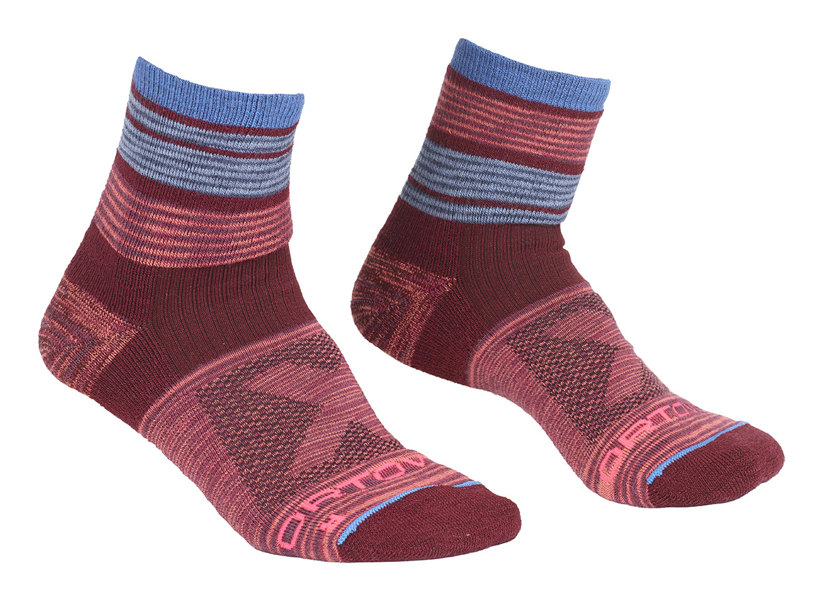 Dámské funkční termo ponožky Ortovox All Mountain Quarter Socks Warm multicolour 42-44 EU