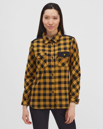 Dámská košile Silvini Briona black-yellow (2)