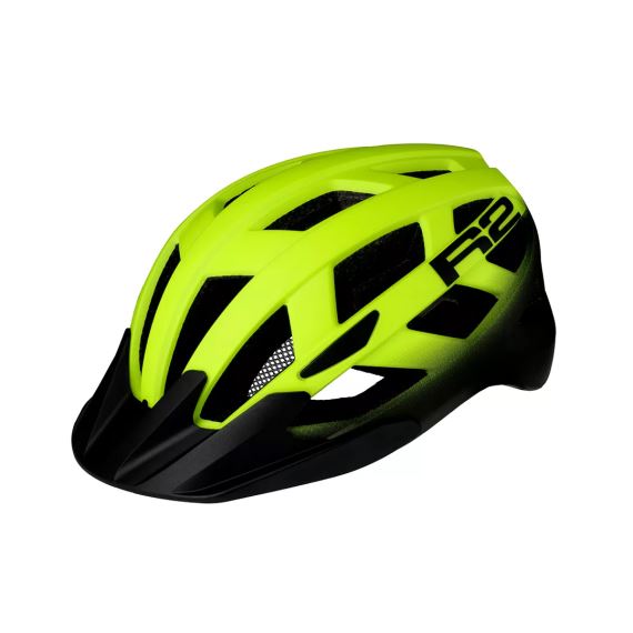 Cyklistická přilba R2 LUMEN neon žlutá, černá