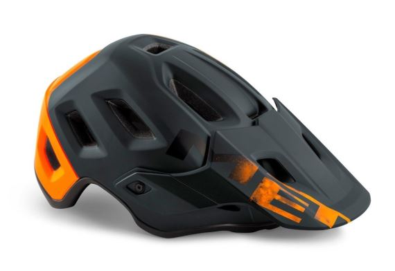 Cyklistická helma MET Roam černá/oranžová matná