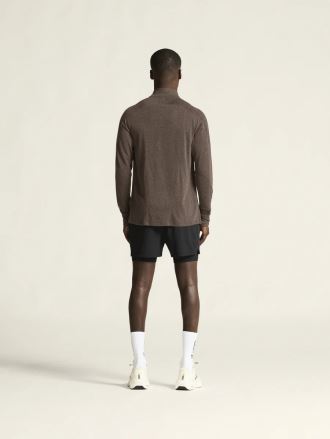 Pánské triko Craft ADV SubZ Wool LS 3 hnědá (4)