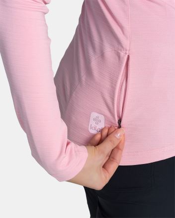 Dámská technická mikina Kilpi Montale-W Light pink (2)