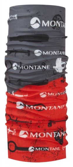 Elastický šátek Montane Chief Alpine red One Size