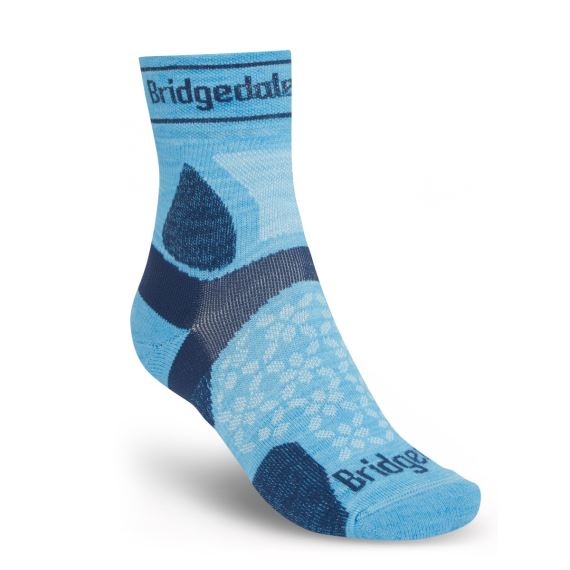 Dámské ponožky Bridgedale Trail Run Ultralight T2 Merino Sport 3 Crew Blue