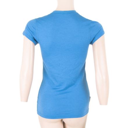 Dámské funkční tričko s krátkým rukávem SENSOR Merino Active modrá (3)