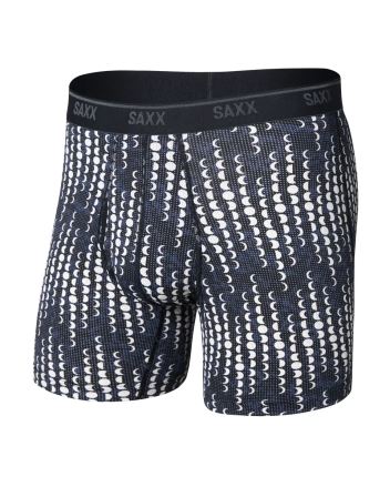 Pánské boxerky SAXX Quest Quick-Dry Mesh Boxer Brief moonrise-black