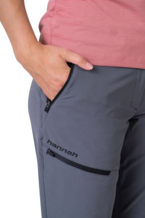Dámské outdoorové kalhoty Hannah Carola gray pinstripe (6)